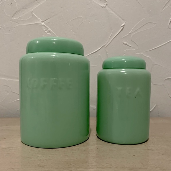Vintage Other - Vintage Jade Canisters